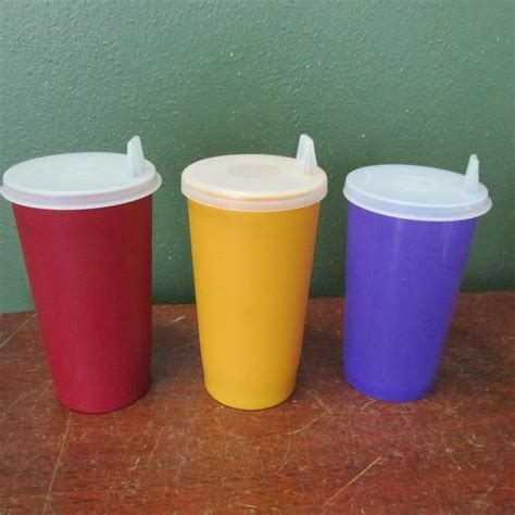 tupperware vintage cups|tupperware cups with sippy lids.